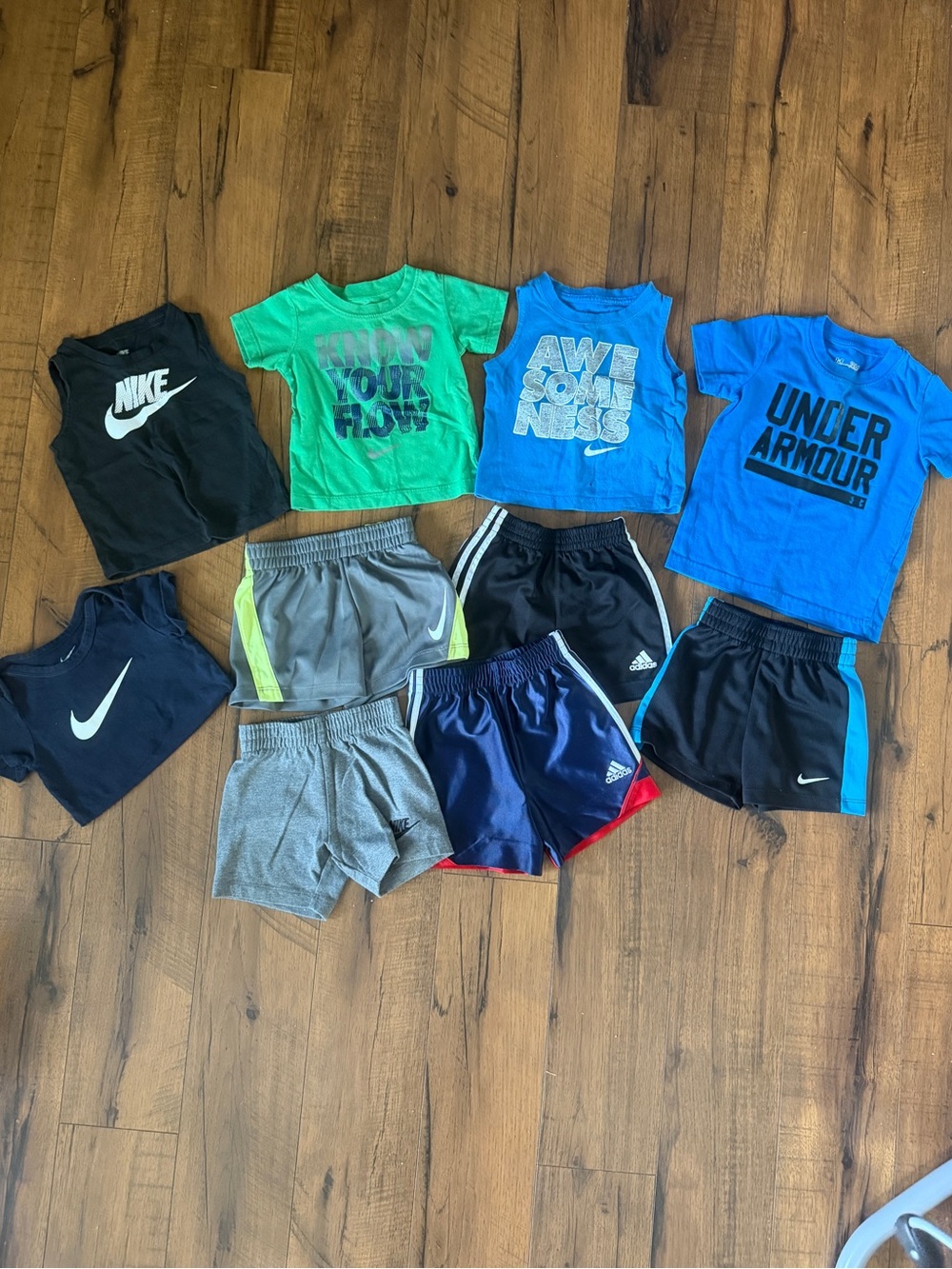 Nike Adidas Under Armour Boys Bundle